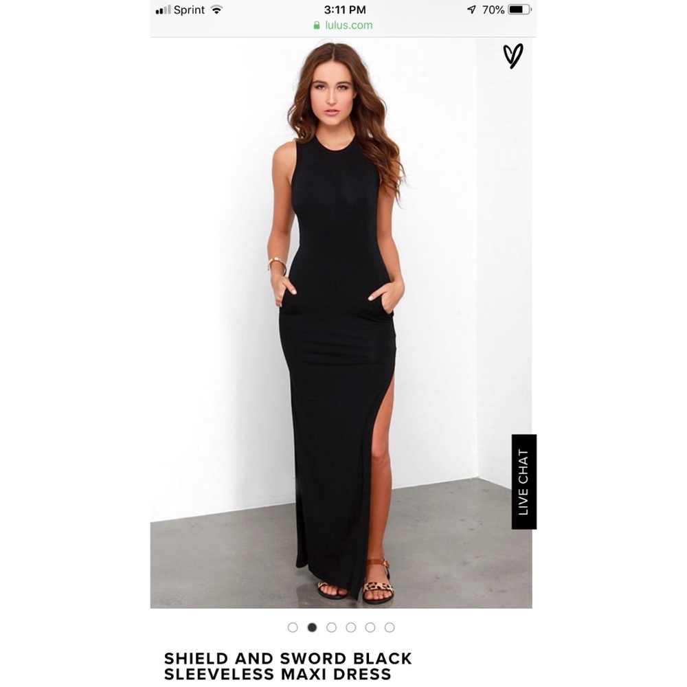 Lulus Sleeveless Maxi Dress🖤